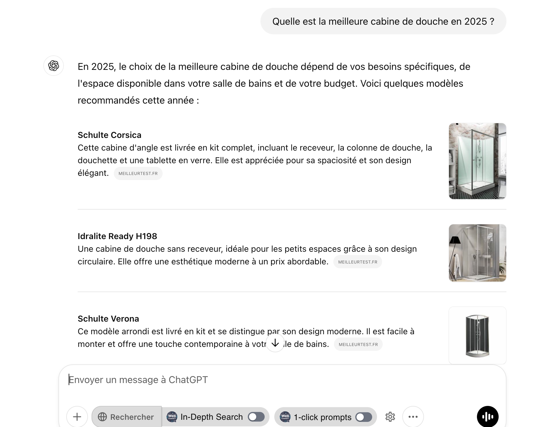 Recherche sur ChatGPT